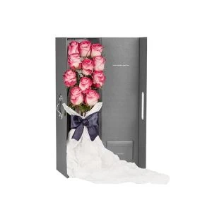 Bwat mayetik Box Floral bouquet bwat katon flè